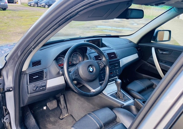 BMW X3 cena 31900 przebieg: 170896, rok produkcji 2008 z Kutno małe 277